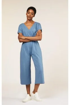 People Tree Combinaison Coton Biologique - Evelyn -Thinking Mu Soldes PEOPLE TREE Combi Evelyn bleu clair 2 9e341260 a4f0 4d14 997b 7ccc9a499685