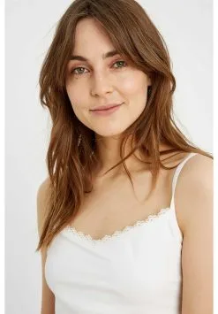 People Tree Débardeur Coton Biologique - Camisole -Thinking Mu Soldes PEOPLE TREE Debardeur dentelle blanc 2 3ce8e3af 4473 4471 b628 d8a8897e49e0