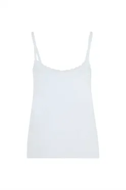 People Tree Débardeur Coton Biologique - Camisole -Thinking Mu Soldes PEOPLE TREE Debardeur dentelle blanc 3 54061989 cece 48fa 8a69 08109d3dba0a