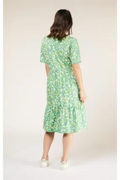 People Tree Robe Tencel® - Milla -Thinking Mu Soldes PEOPLE TREE Robe Milla vert 5 6367ccbe 5875 44aa 9701 f0b02553bc37