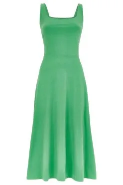 People Tree Robe Coton Biologique - Tyra 22 People Tree Robe Coton Biologique - Tyra -Thinking Mu Soldes PEOPLE TREE Robe TYRA vert 2