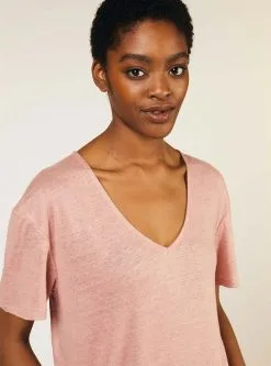 People Tree Robe Lin Biologique - Mari -Thinking Mu Soldes PEOPLE TREE Robe lin Mari 2