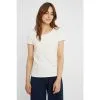 People Tree Top Coton Biologique - Gaia -Thinking Mu Soldes PEOPLE TREE T shirt GAIA blanc