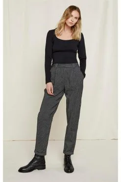 People Tree Top Coton Biologique - Betsy -Thinking Mu Soldes PEOPLE TREE Top BETSY noir 3