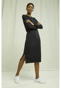 People Tree Top Coton Biologique - Fallon -Thinking Mu Soldes PEOPLE TREE Top FALLON noir 4