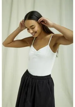 People Tree Débardeur Coton Biologique - Jemma -Thinking Mu Soldes PEOPLE TREE Top JEMMA blanc