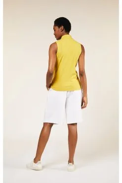 People Tree Top Coton Biologique - Kana 16 People Tree Top Coton Biologique - Kana -Thinking Mu Soldes PEOPLE TREE Top KANA jaune 5