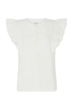 People Tree Chemise Coton Biologique - Kyra -Thinking Mu Soldes PEOPLE TREE Top blanc Kyra 3 f3b1d21a f266 4138 85b5 228e3a1dbe85