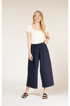 People Tree Top Coton Biologique - Casey -Thinking Mu Soldes PEOPLE TREE Top blanc casey 4