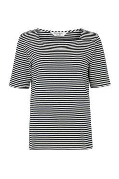 People Tree Top Coton Biologique - Abigail -Thinking Mu Soldes PEOPLE TREE Top raye bleu abigail 3 e8a2c69c e02b 492c b8b7 abe301c58cc3