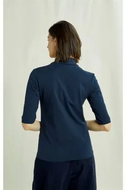 People Tree Top Coton Biologique - Cecily -Thinking Mu Soldes PEOPLE TREE col roule CECILY 5