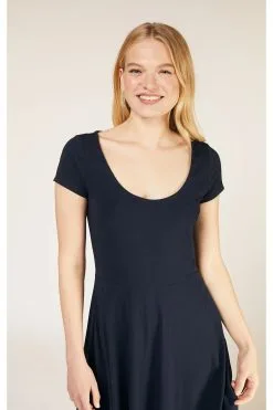 People Tree Robe Coton Biologique - Carly -Thinking Mu Soldes PEOPLE TREE robe CARLY bleu 5 2f76376f 4c32 4619 b29d d7a381ed13de