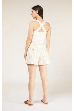 People Tree Top Coton Biologique - Kenzie -Thinking Mu Soldes PEOPLE TREE top KENZIE Blanc 2