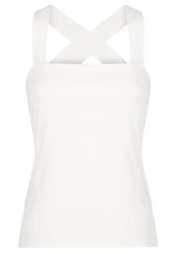 People Tree Top Coton Biologique - Kenzie -Thinking Mu Soldes PEOPLE TREE top KENZIE Blanc 3