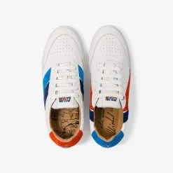 Baskets En Cuir - Caval X Vaillant 12 Baskets En Cuir - Caval X Vaillant -Thinking Mu Soldes Packshot top view 2