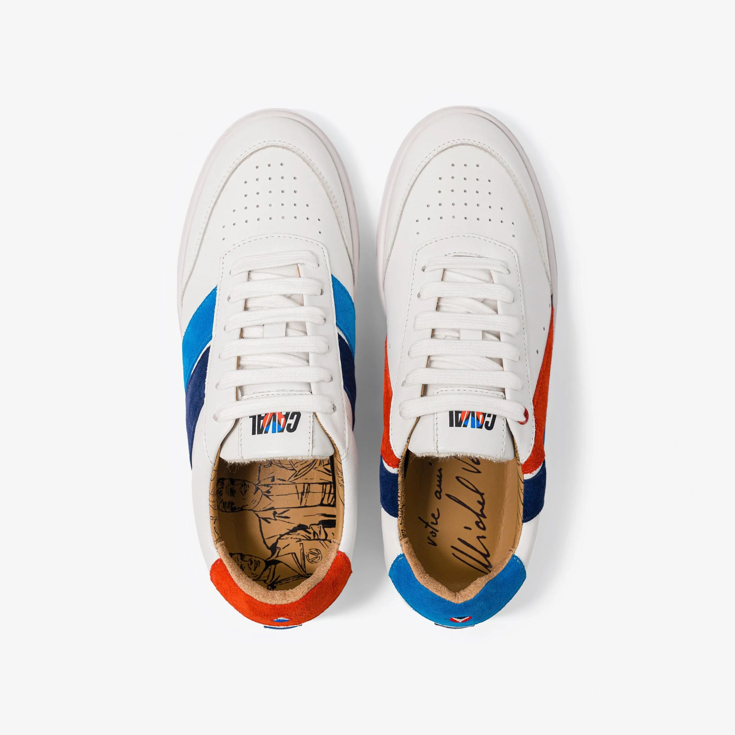 Baskets En Cuir - Caval X Vaillant 5 Baskets En Cuir - Caval X Vaillant – Image 3