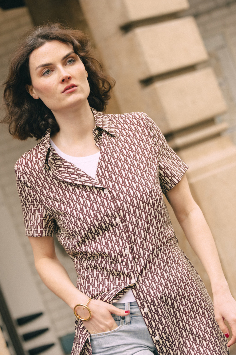 BAGARREUSE Robe Coton Upcyclé - Bonnie 3 BAGARREUSE Robe Coton Upcyclé - Bonnie