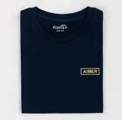 Risette & Co T-shirt Coton Bio - Aimer