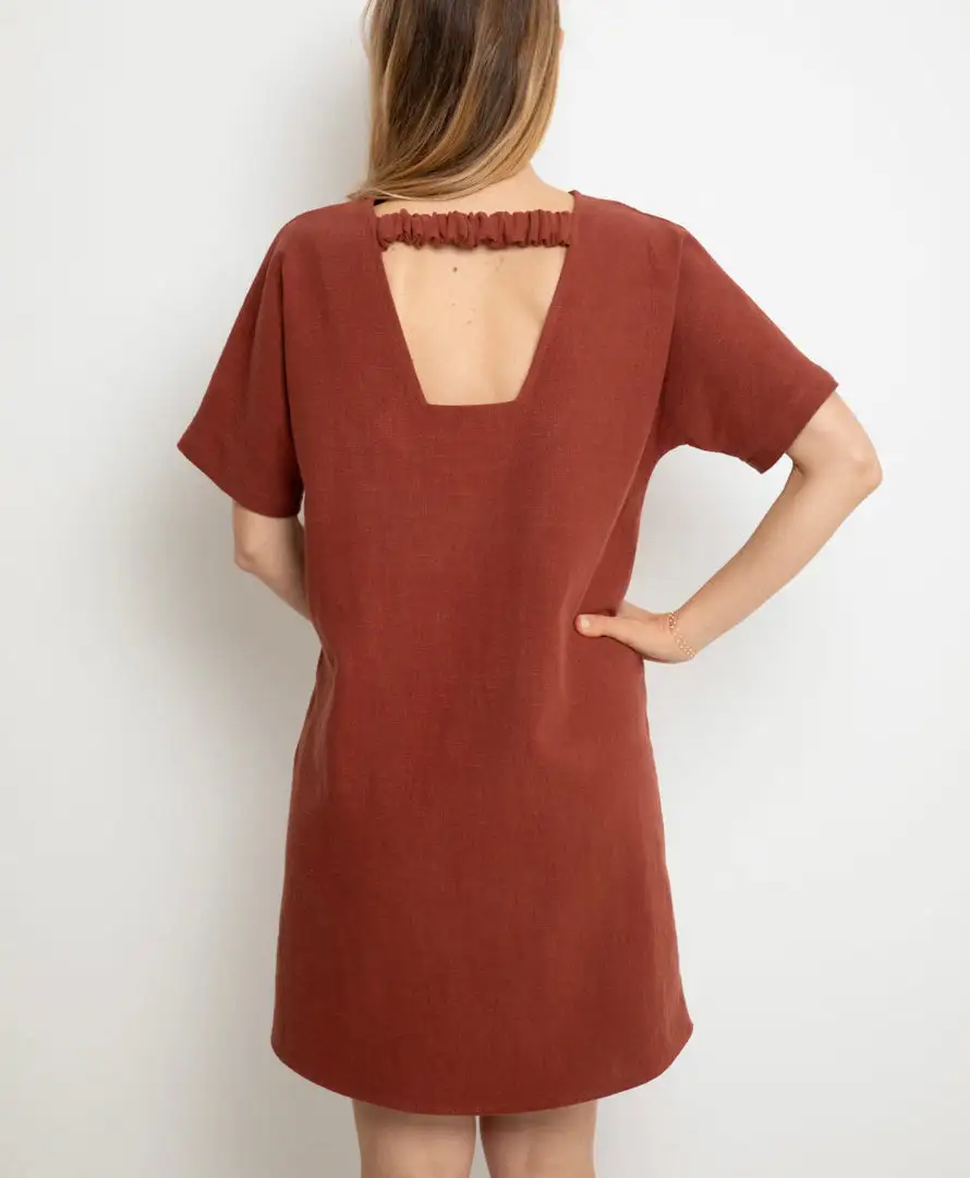 April & C Robe Courte Lin - Romane 6 April & C Robe Courte Lin - Romane – Image 4