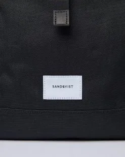 Sandqvist Sac à Dos Nylon Recyclé - Bernt 35 Sandqvist Sac à Dos Nylon Recyclé - Bernt -Thinking Mu Soldes SANDQVIST BERNT Noir 2