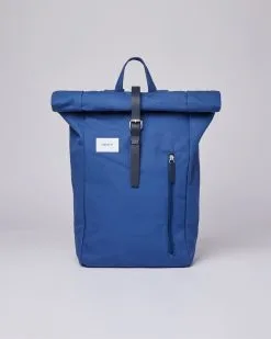 Sandqvist Sac à Dos Coton Biologique - Dante 34 Sandqvist Sac à Dos Coton Biologique - Dante -Thinking Mu Soldes SANDQVIST DANTE BlueWithBlueLeather SQA1691 01