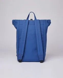 Sandqvist Sac à Dos Coton Biologique - Dante 35 Sandqvist Sac à Dos Coton Biologique - Dante -Thinking Mu Soldes SANDQVIST DANTE BlueWithBlueLeather SQA1691 03
