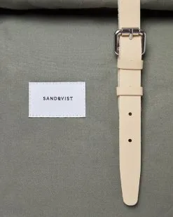 Sandqvist Sac à Dos Coton Biologique - Dante 40 Sandqvist Sac à Dos Coton Biologique - Dante -Thinking Mu Soldes SANDQVIST DANTE MossGreen SQA1577 02