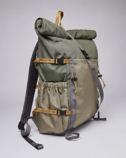 Sandqvist Sac à Dos Nylon Recyclé - Forest Hike -Thinking Mu Soldes SANDQVIST Forest Hike MultiVert 3