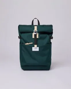 Sandqvist Sac à Dos Polyester Recyclé - Ilon 33 Sandqvist Sac à Dos Polyester Recyclé - Ilon -Thinking Mu Soldes SANDQVIST ILON DarkGreen SQA1563 01