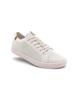 Saola Shoes Baskets Blanches En Fibres Recyclées - Cannon Knit