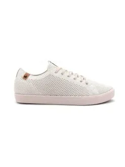 Saola Shoes Baskets Blanches En Fibres Recyclées - Cannon Knit -Thinking Mu Soldes SAOLASHOES CANNONKNITBLANC 4
