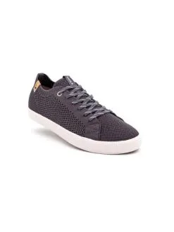 Saola Shoes Baskets Noires En Fibres Recyclées - Cannon Knit