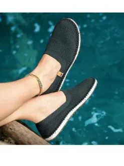 Saola Shoes Baskets Noires En Fibres Recyclées - Sequoia -Thinking Mu Soldes SAOLASHOES SEQUOIANOIR