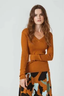 SKFK Pull Coton Biologique - Izki -Thinking Mu Soldes SKFK T shirt IZKI rouille 5cfac3df c1c0 43c5 8327 54bf7ec356ef