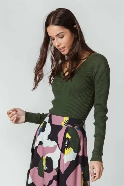 SKFK Pull Coton Biologique - Izki -Thinking Mu Soldes SKFK T shirt IZKI vert fonce 08b0d0d1 7520 405e ab47 804146ae59f4