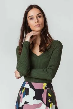 SKFK Pull Coton Biologique - Izki -Thinking Mu Soldes SKFK T shirt IZKI vert fonce 3 126f0351 d448 4ddf b4e4 c1930cc669ca