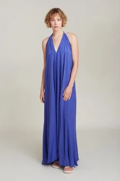 SUITE13LAB Robe Longue Tencel® - Mp Long -Thinking Mu Soldes SUITE13 Robe MP Long bleu royal 2