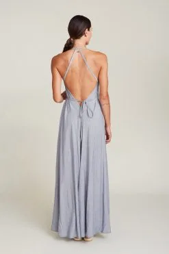 SUITE13LAB Robe Longue Lenzing® Ecovero® - Mp Long Mini -Thinking Mu Soldes SUITE13 Robe MP Long grise 3