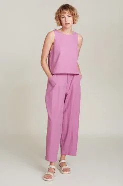 SUITE13LAB Top Coton Biologique - Mindoro -Thinking Mu Soldes SUITE13 Top MINDORO Mauve 2