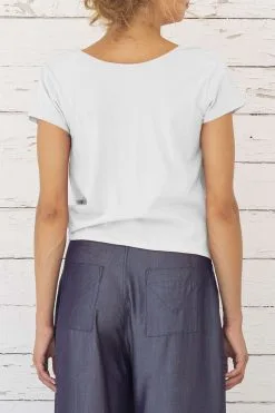 Thinking Mu Soldes -Thinking Mu Soldes SUITE13 Top blanc Atlas 2