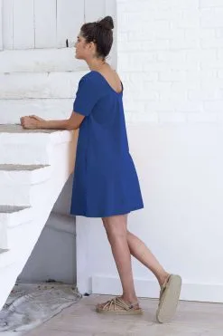 SUITE13LAB Robe Coton Biologique - Azru -Thinking Mu Soldes SUITE 13 Robe bleue AZRU 1 2c0da8ac 3f7c 42bf a644 c8c95225a04e