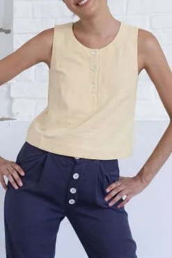 SUITE13LAB Top Coton Biologique Et Lin - Arlik