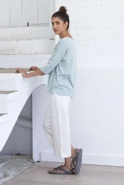 SUITE13LAB Top Lenzing® Ecovero® - Fauna -Thinking Mu Soldes SUITE 13 Top gris Fauna 1