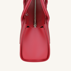 Lerisa Sac à Main En Fibres Recyclées - L -Thinking Mu Soldes Sac Lerisa rouge rubis sac vegan cuir de raisin made in france