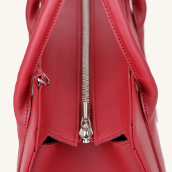 Lerisa Sac à Main En Fibres Recyclées - L -Thinking Mu Soldes Sac Lerisa rouge rubis sac vegan cuir de raisin made in france