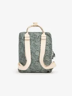 Hedison Sac à Dos Coton Recyclé - Nico -Thinking Mu Soldes Sacadospliable Nico fleursfondvert dos