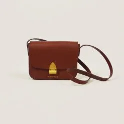 Valet De Pique Sac à Main Cuir Tannage Végétal - Colette -Thinking Mu Soldes SacamaincuirMarron