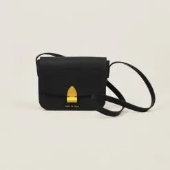 Valet De Pique Sac à Main Cuir Tannage Végétal - Colette -Thinking Mu Soldes Sacamaincuirnoir