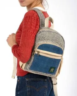 Bhangara Sac à Dos Chanvre - Sunsari -Thinking Mu Soldes Sunsari azur1