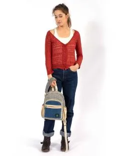 Bhangara Sac à Dos Chanvre - Sunsari -Thinking Mu Soldes Sunsari azur2